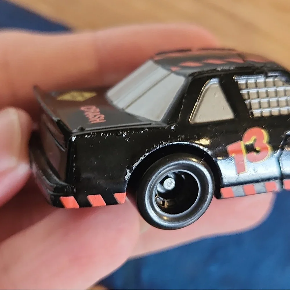 Vintage 1992 Matchbox Smash N Crash Diecast Car #13 Black Crash Dummy Retro Toy